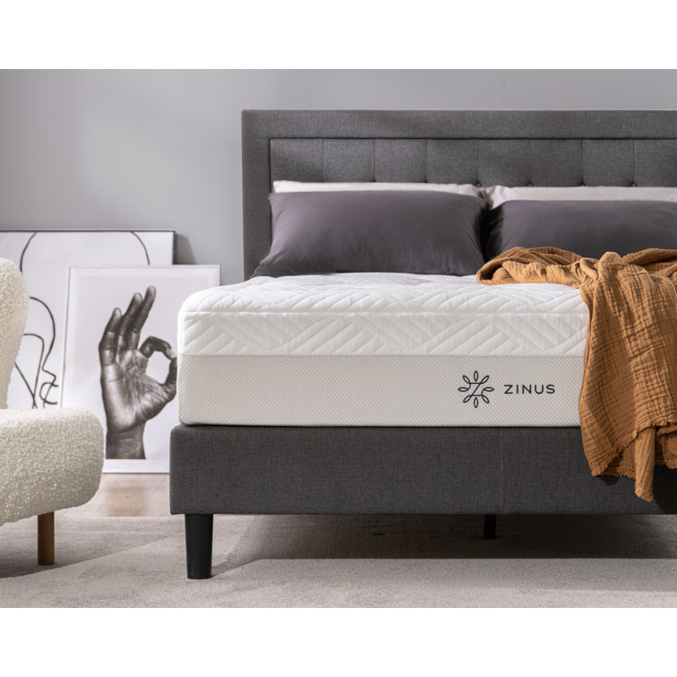 Zinus 12'' Plush Memory Foam Mattress & Reviews Wayfair